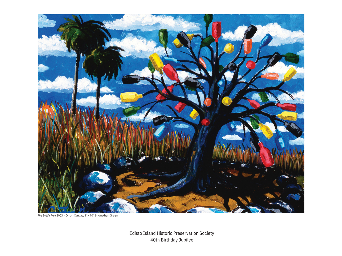 Jonathan Green poster "The Bottle Tree"