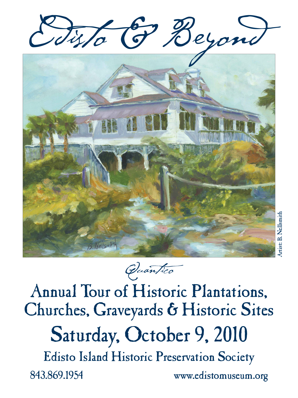 Edisto & Beyond 2025, 2024, 2023, 2021, & 2006 Tour Posters