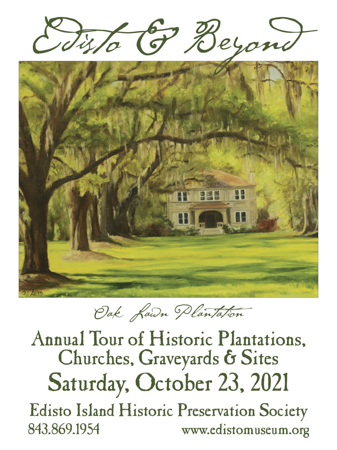 Edisto & Beyond 2025, 2024, 2023, 2021, & 2006 Tour Posters