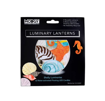 Modgy Luminary Lanterns Shelly Set of 4